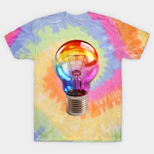 Creativity Lightbulb T-Shirt by Teravitha